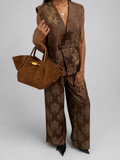 Oversized Brokade Vest