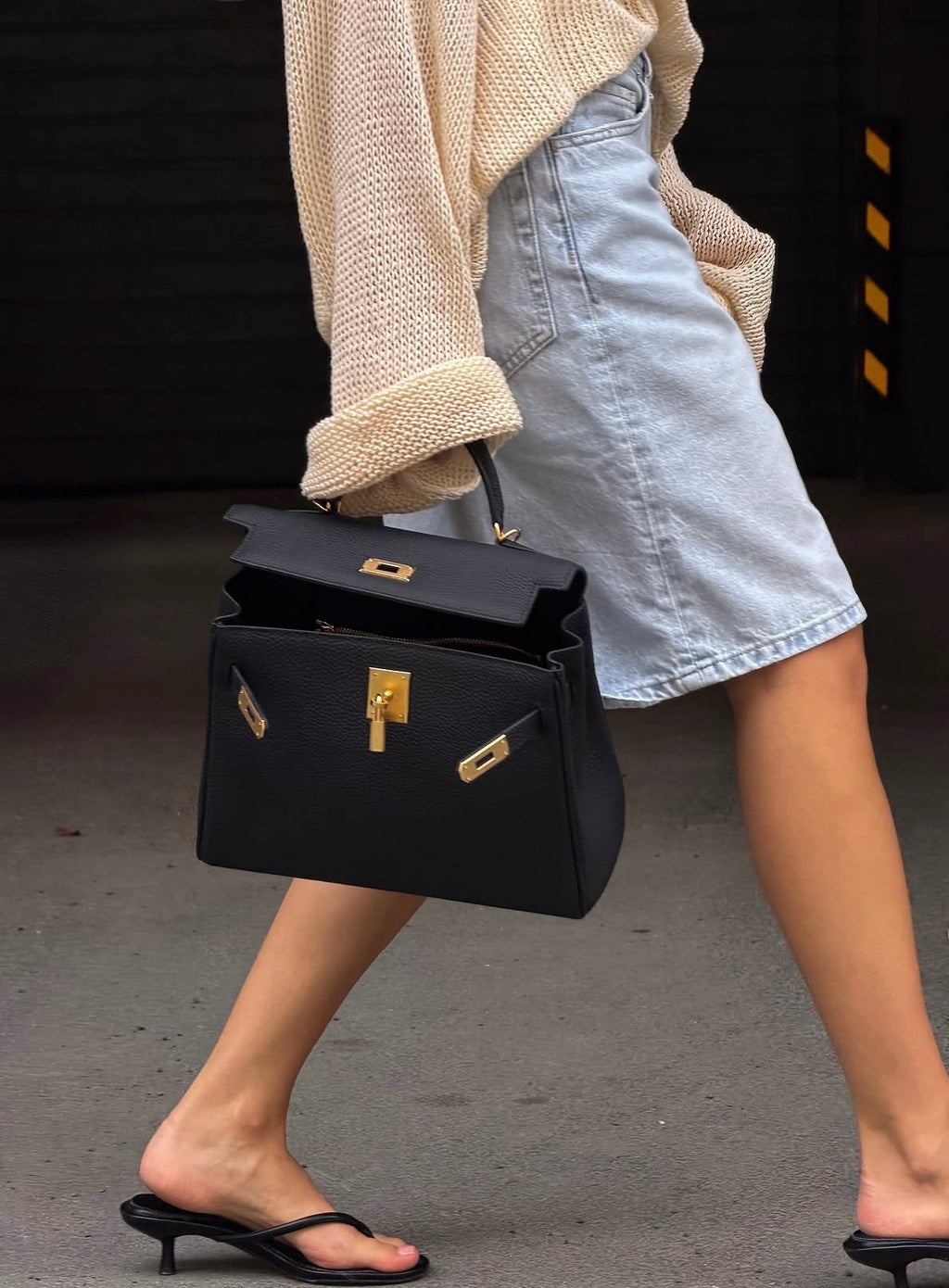 Katy 28 - Mykt kornet Skinnveske