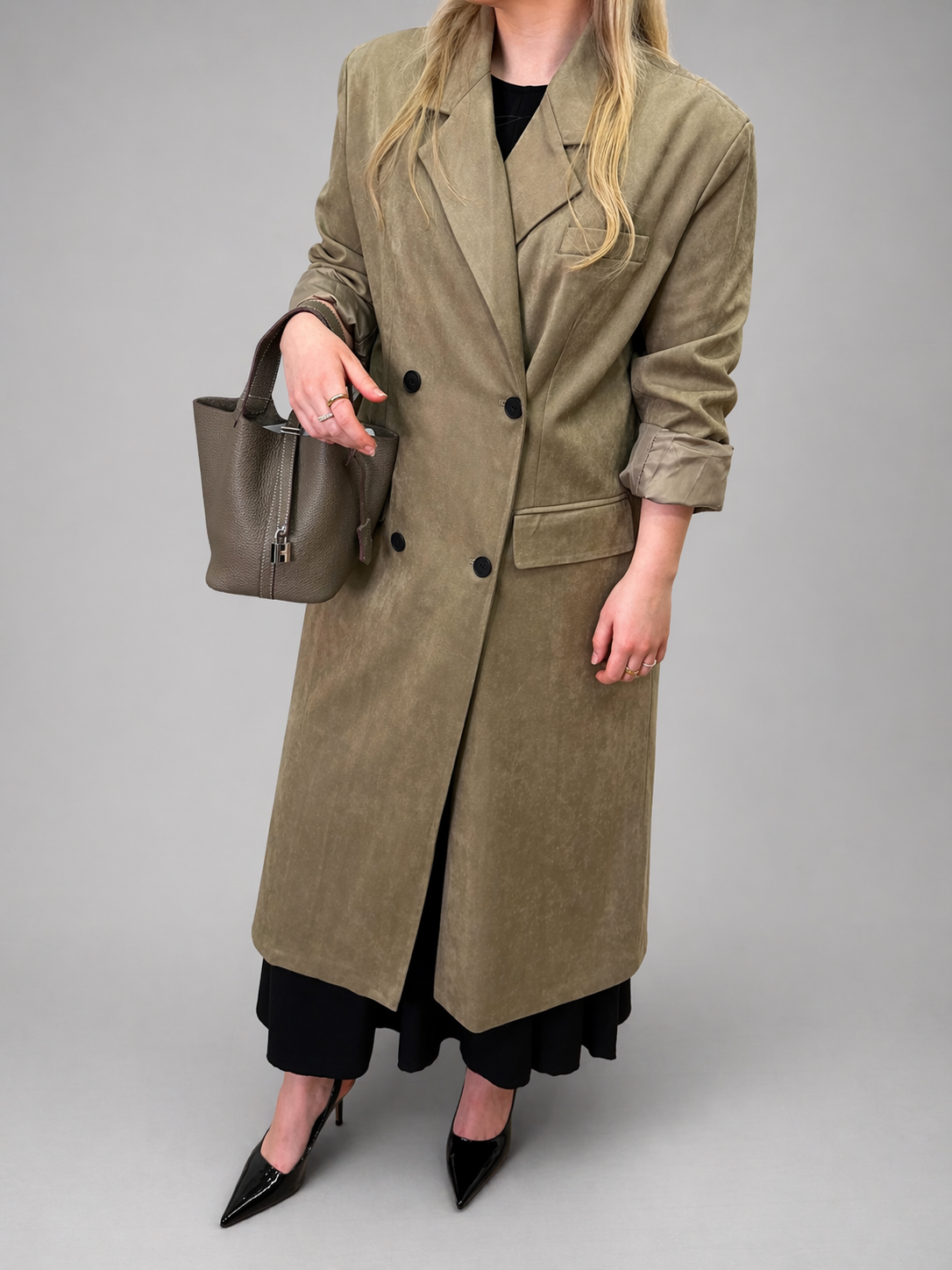 Semsket Maxi Blazer