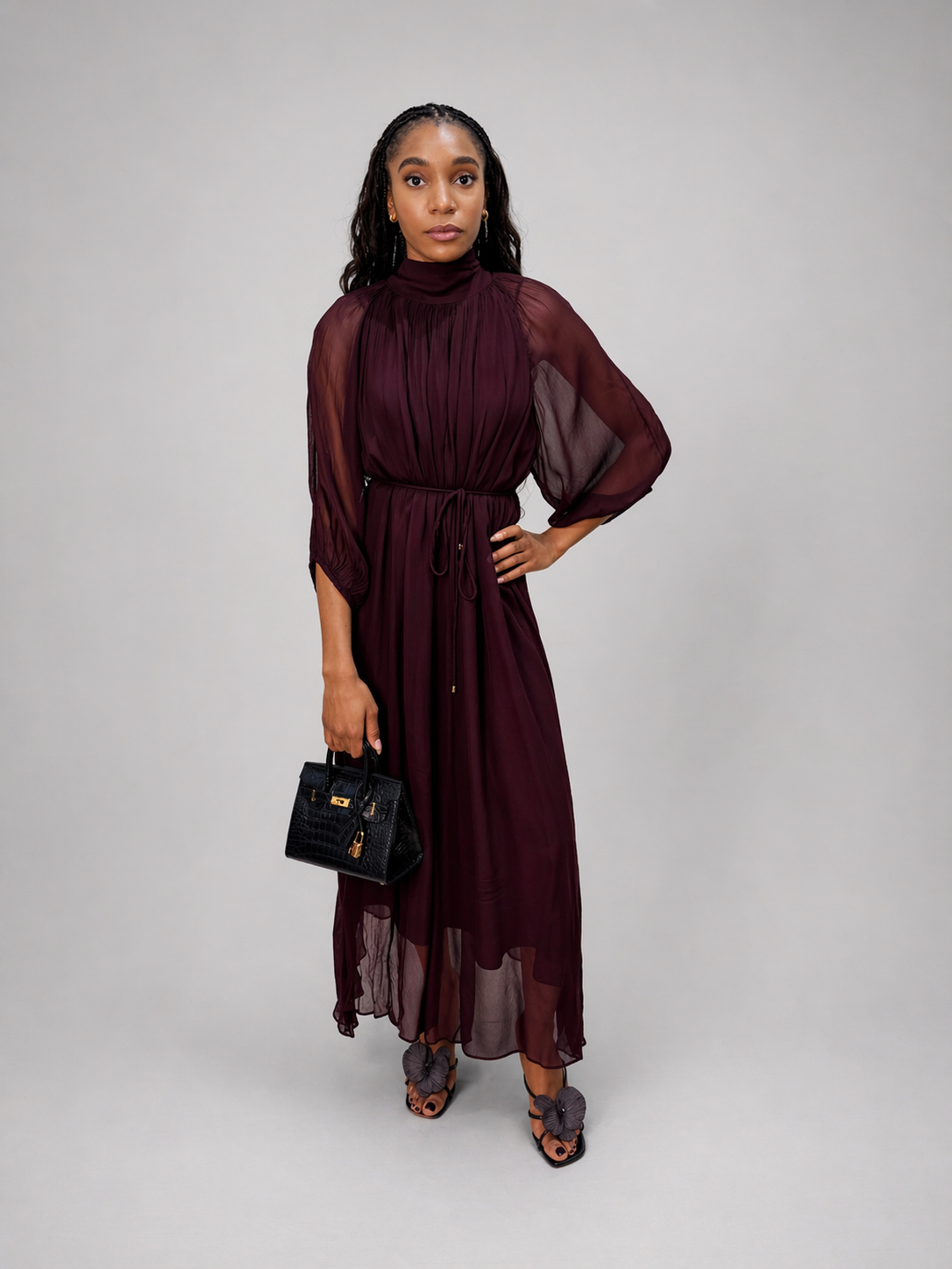 Chiffon Maxi Kjole