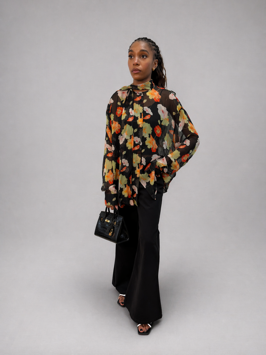 Floral Bluse