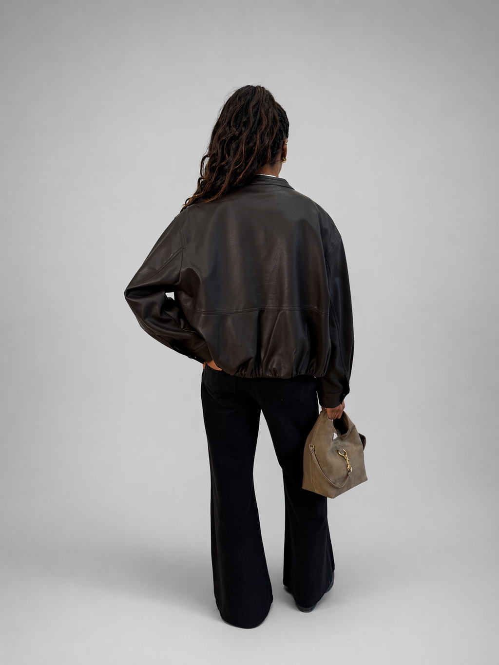 Bubble Leather Jacket