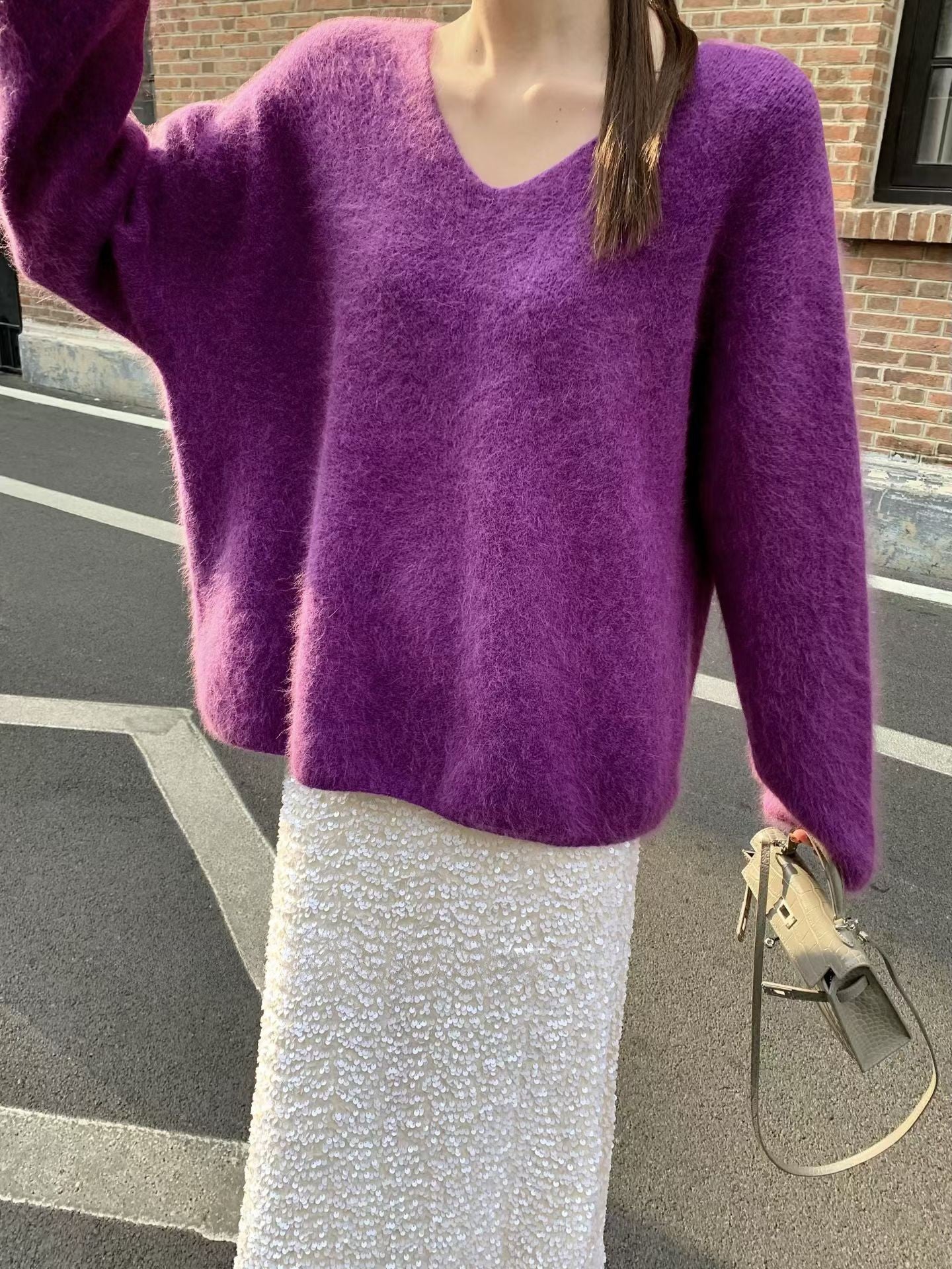 Purple Sweater