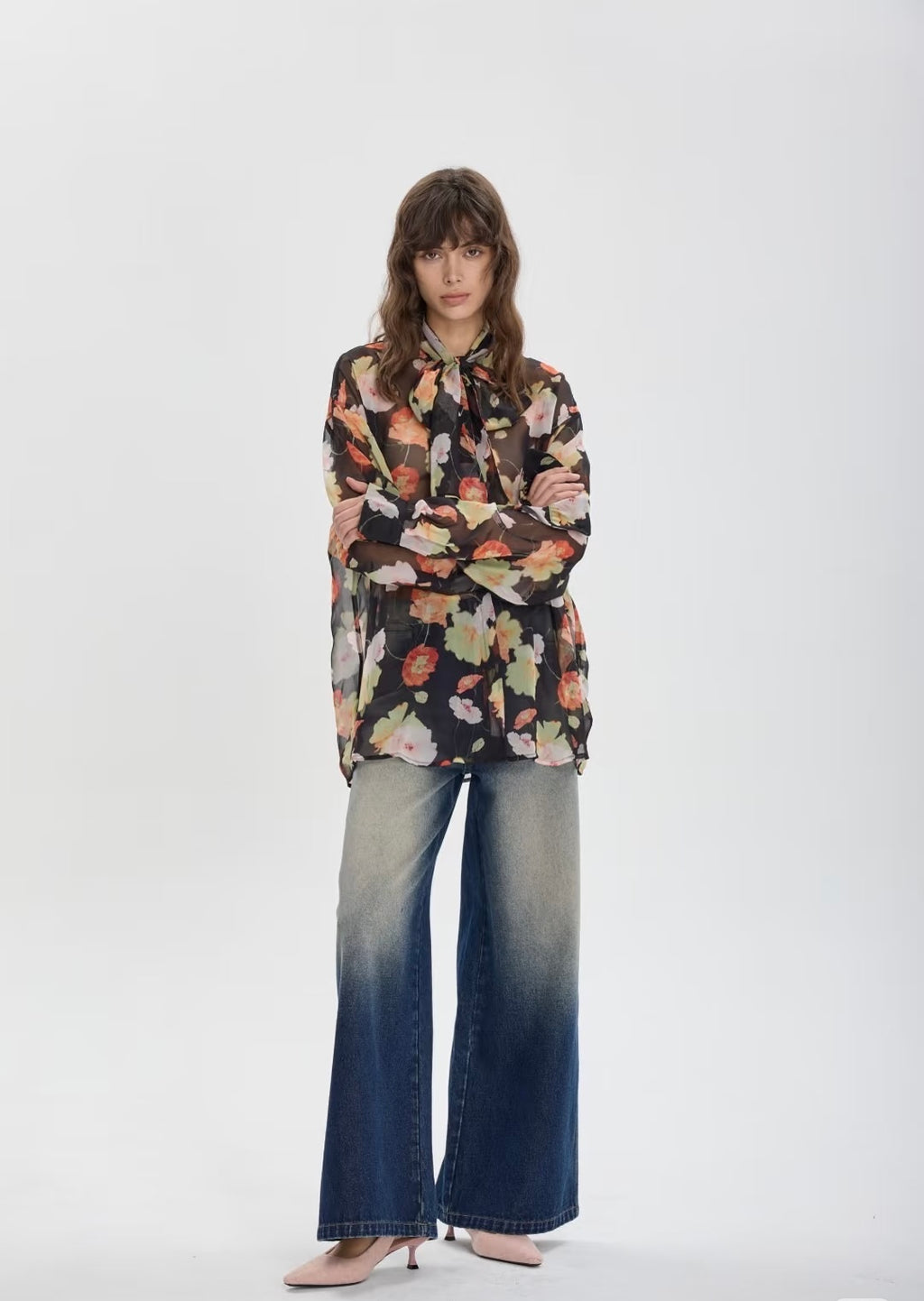 Floral Bluse