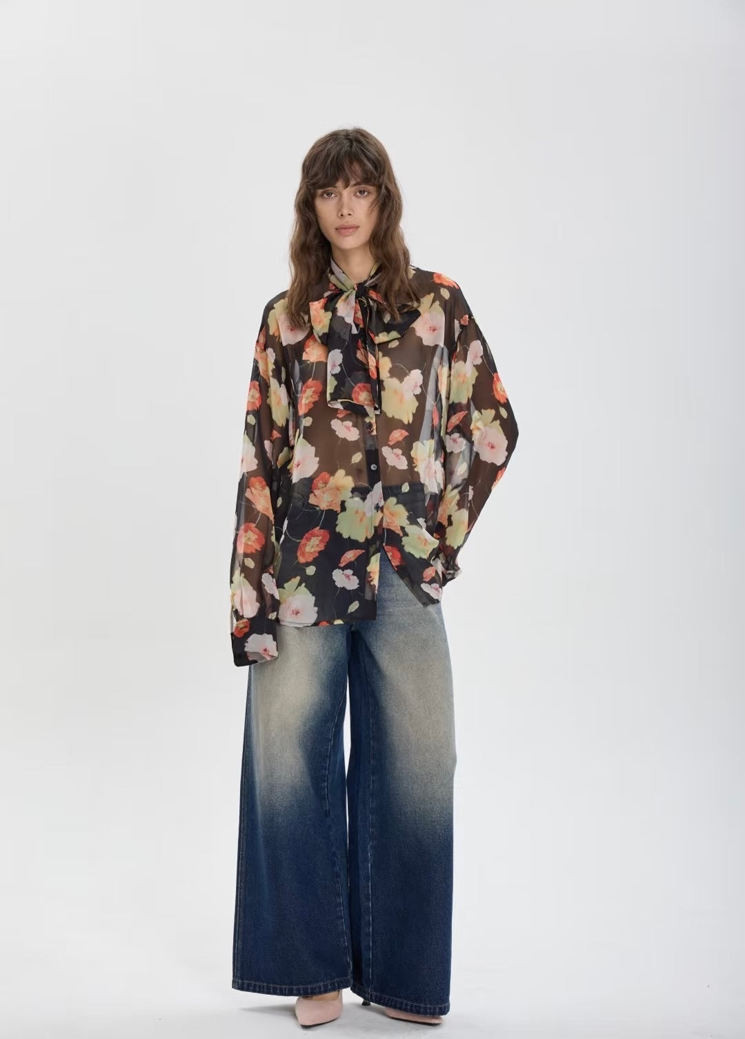 Floral Bluse