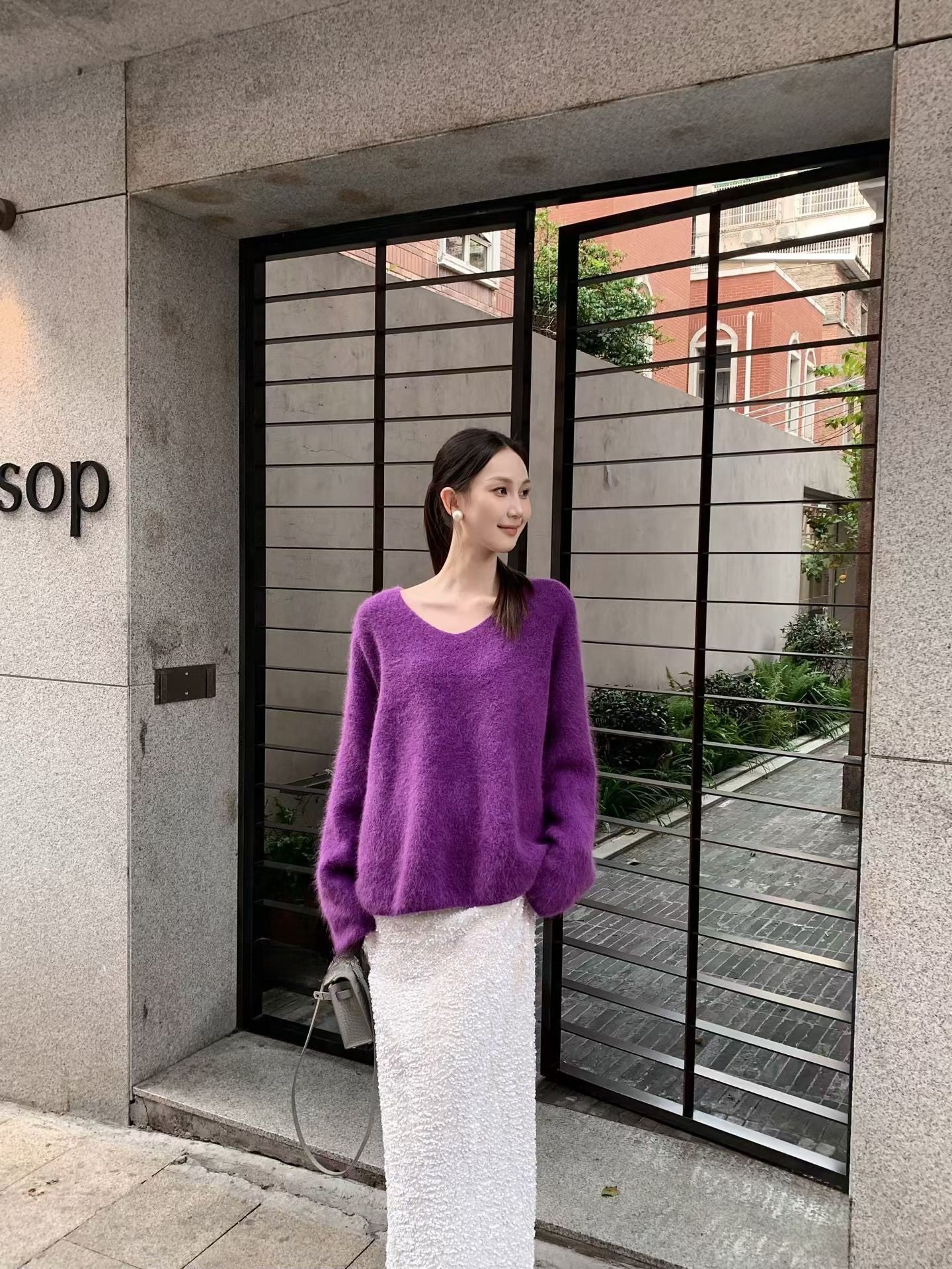 Purple Sweater