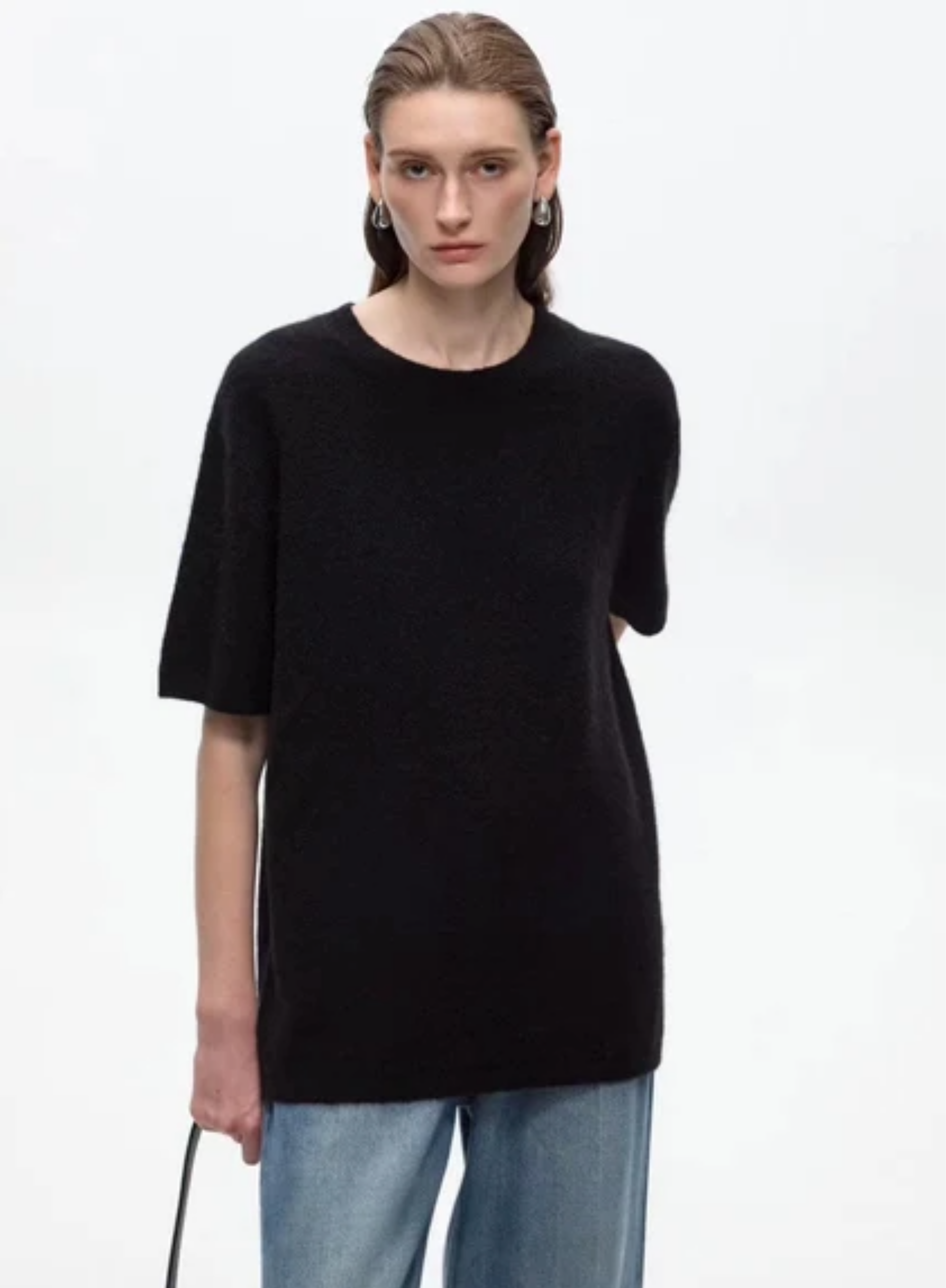 T-Shirt in Wool-blend